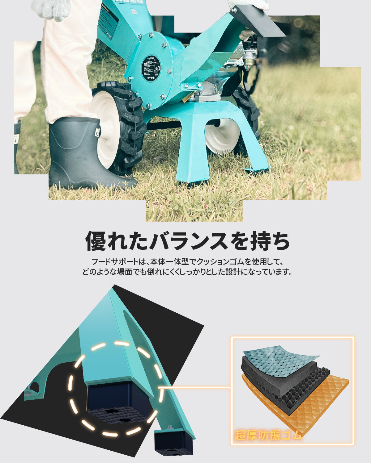 ウッドチッパー エンジン粉砕機 75mm 7.5馬力 小型ガーデンシュレッダー 4サイクルOHV 半自動 ゴミ処理 農家 作業 家庭用 「個人様でも直送可能」 ¥163,000